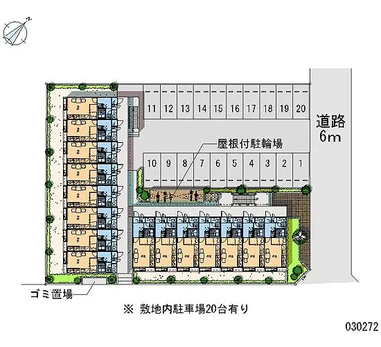 ★手数料０円★東金市田間　月極駐車場（LP）